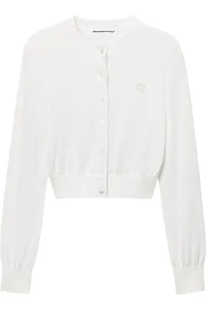 Alexander Wang Cropped crew neck cardigan