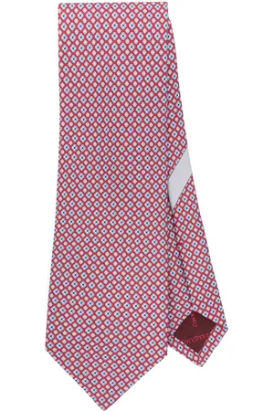 Salvatore Ferragamo Floral-print silk tie