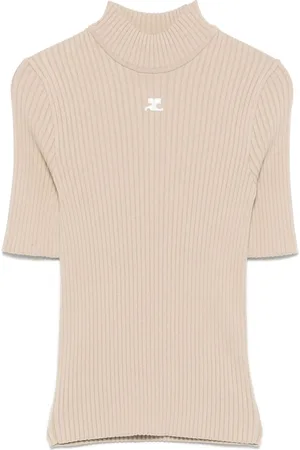 Courrèges Reedition ribbed T-shirt
