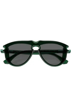 Burberry Transparent-design pilot-frame sunglasses