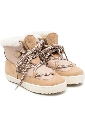 PèPè Shearling-lined ankle boots
