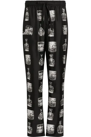 Dolce & Gabbana Whisky-print pajama pants