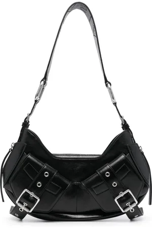 BIASIA Y2K leather shoulder bag