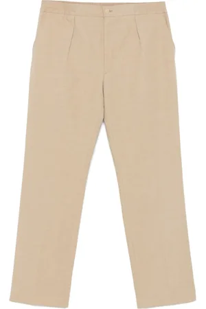 Fursac Slub-texture trousers