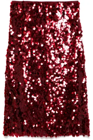 Vince Paillette Bias midi skirt