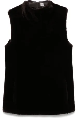 Totême Shearling-panel top