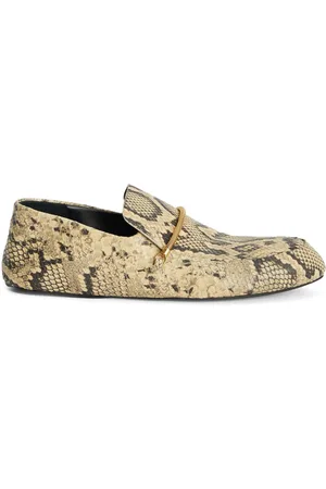 Jil Sander Snakeskin-effect loafers
