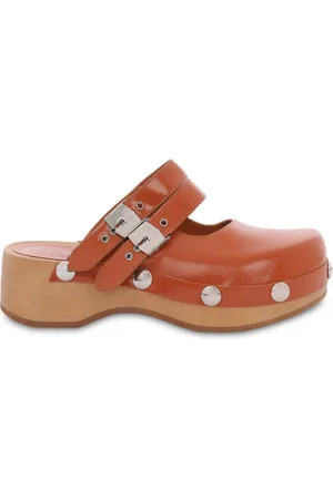 Serafini Double buckle mules