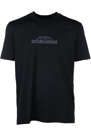 Emporio Armani Embroidered-logo T-shirt