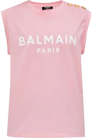 Balmain Logo-print tank top