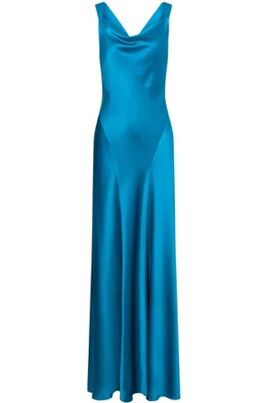 Alberta Ferretti Cowl-neck gown