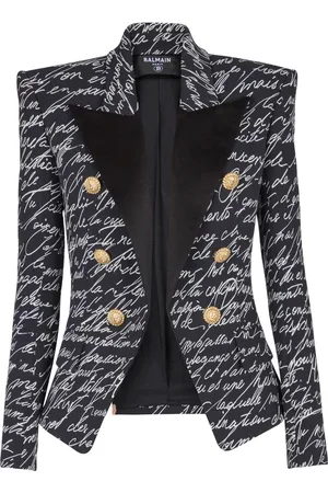 Balmain Love Letter tailored jacket