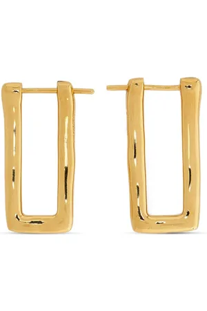 Jil Sander Rectangular hoop earrings