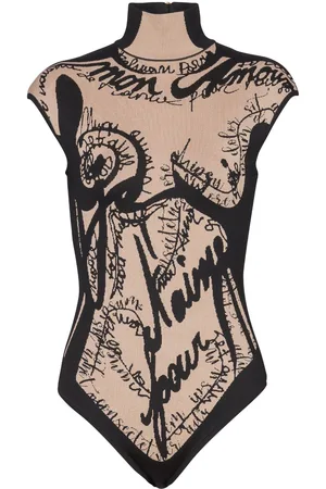 Balmain Jacquard-knit bodysuit