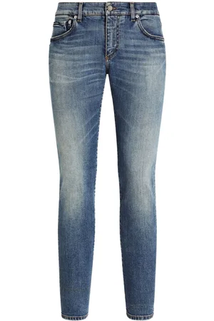 Dolce & Gabbana Whiskering-effect skinny jeans