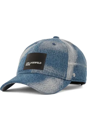 Karl Lagerfeld Bleached denim cap