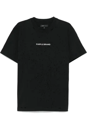 Purple Brand Ripped T-shirt