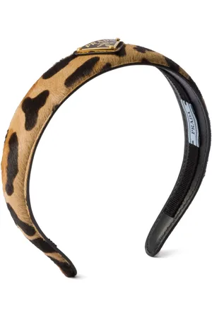 Prada Printed leather headband