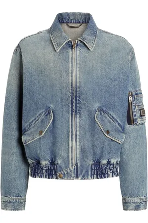 Dolce & Gabbana Logo-appliqué denim jacket