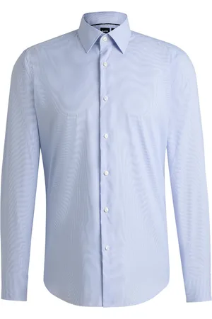 HUGO BOSS Striped long-sleeve shirt