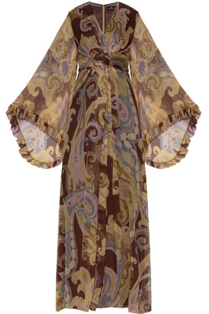 Etro Paisley-print silk maxi dress