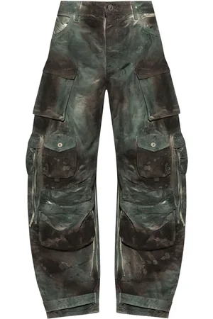 The Attico Patterned cargo pants
