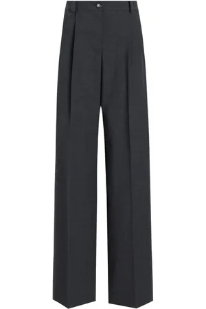 Dolce & Gabbana Pressed crease straight-leg trousers