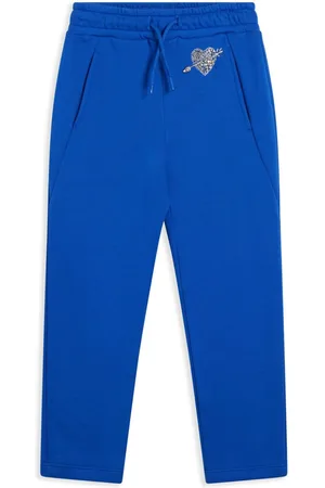Msgm Rhinestone-embellished track pants
