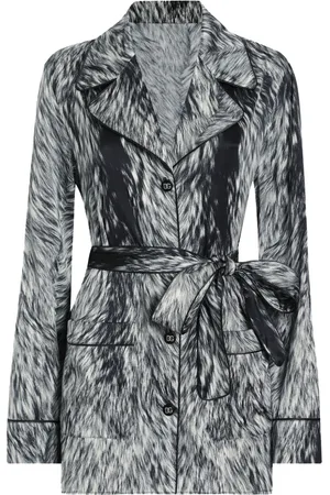 Dolce & Gabbana Fur-print blouse