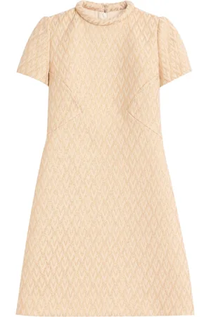 VALENTINO GARAVANI Toute La V lurex jacquard mini dress