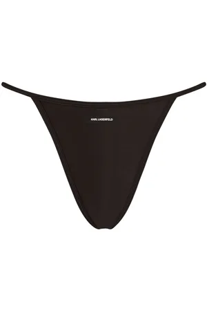 Karl Lagerfeld Logo satin briefs