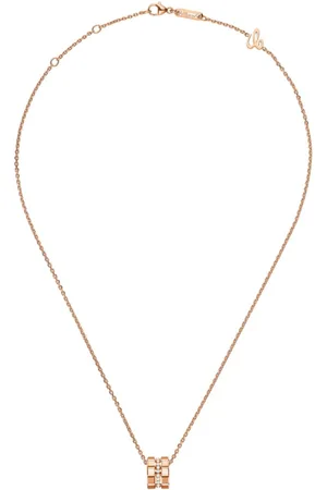 Chopard 18kt rose gold Ice Cube diamond necklace