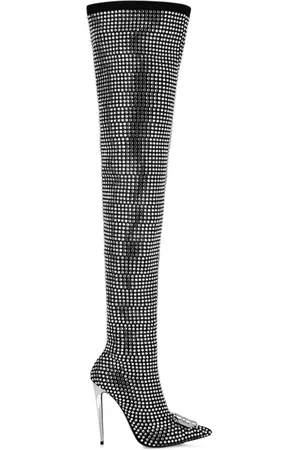 Philipp Plein Rhinestone-embellished boots