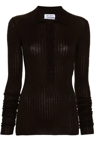 The Attico Logo-appliqué sweater