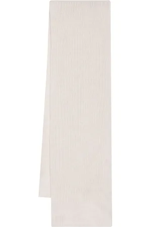 N.PEAL Short ribbed scarf