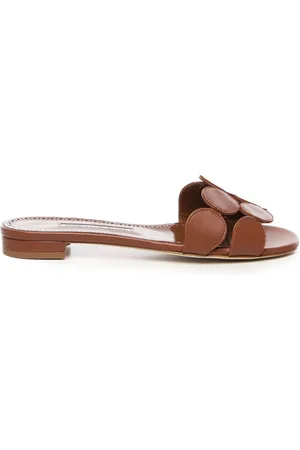 Manolo Blahnik Haribalmu slides