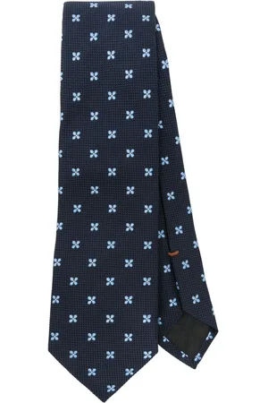 Ermenegildo Zegna Floral-embroidered tie