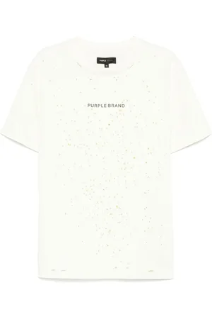 Purple Brand Ripped T-shirt