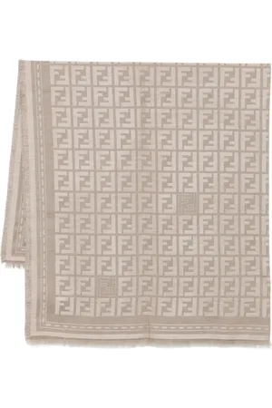 Fendi FF-jacquard scarf