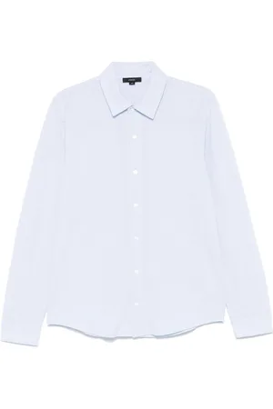 Vince Piqué-weave cotton shirt