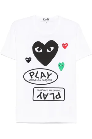 Comme des Garçons Heart-patch T-shirt
