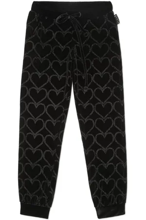 Philipp Plein Heart-studded track pants