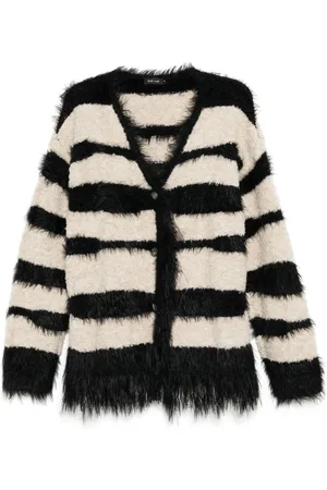 tout a coup Stripe button down cardigan