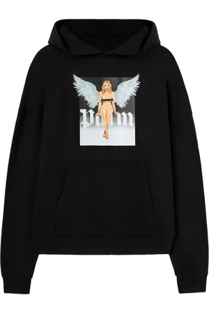 Palm Angels Crystal Pin-Up hoodie