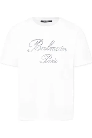 Balmain Logo-appliqué T-shirt
