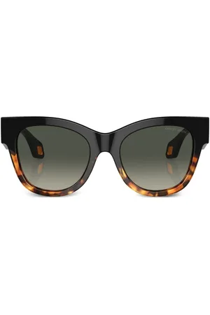 Giorgio Armani Tortoiseshell-effect cat-eye sunglasses