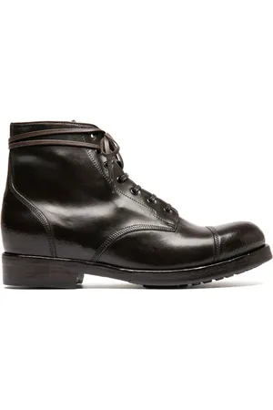 Officine creative Leather lace-up boots
