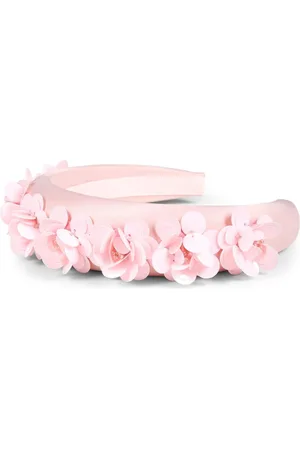 Self-Portrait Floral-appliqué head band