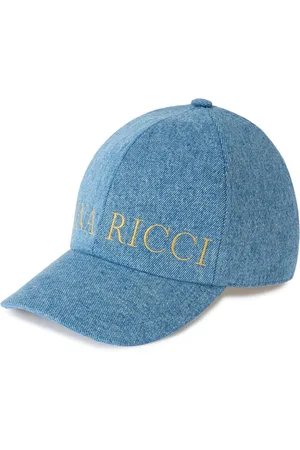 Nina Ricci Logo-embroidered denim cap