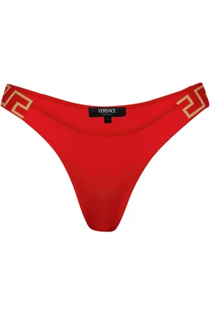 VERSACE Greca-detailing bikini bottoms